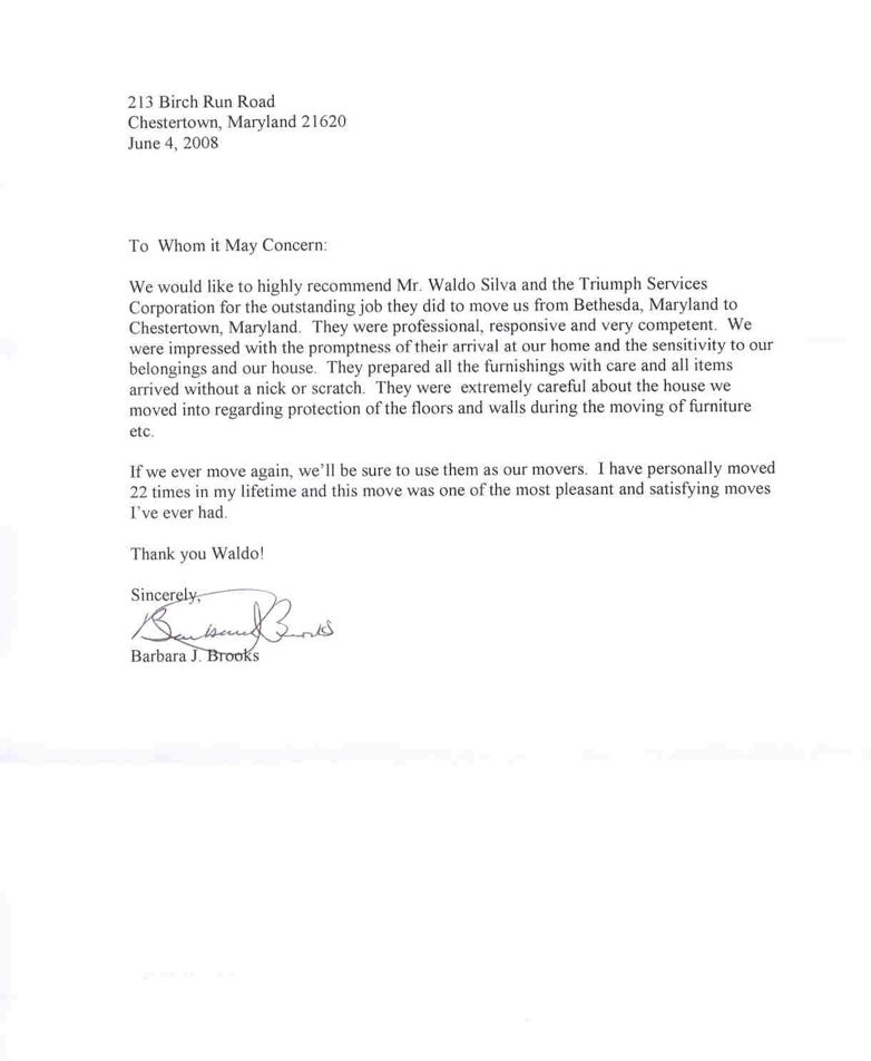 Moving Company referral letter 05